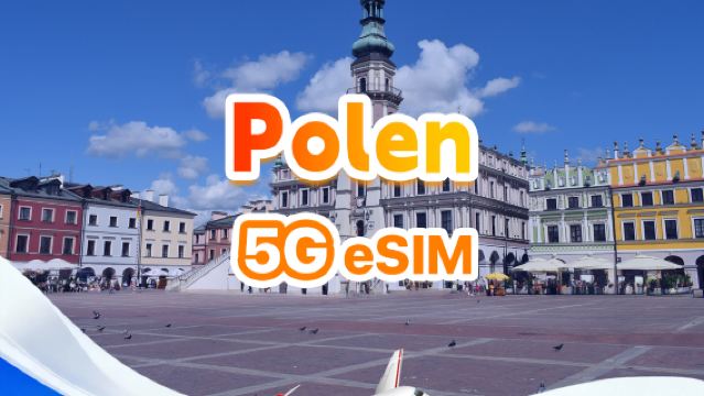 5G eSIM Polen | Tages-/Gesamtpaket | 500 MB/Tag – 30 GB gesamt | 1–30 Tage | 24-Stunden-Format | QR-Code