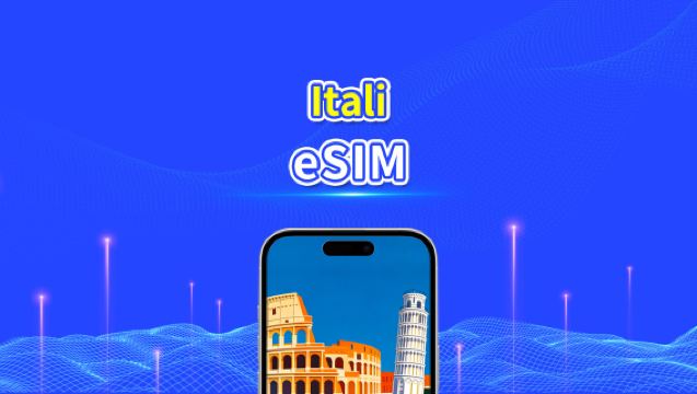 eSIM Italia | 5G/4G | Pakej data harian/jumlah | 1-30 hari | Penagihan 24 jam | kod QR