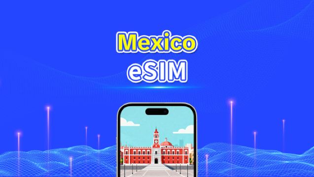 Mexico eSIM | 5G/4G | Daglig pakke/data pakke | Højhastighedsdata | 24 timer | 1-30 dage | QR-kode