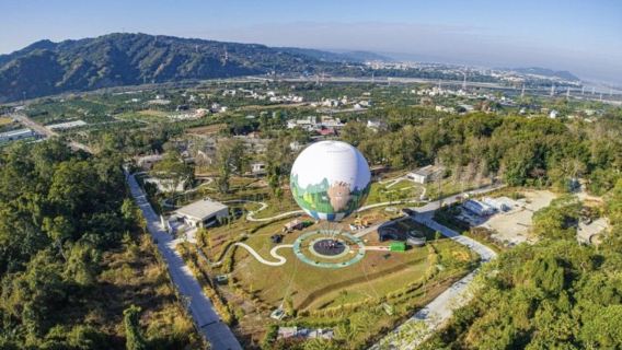 Lawatan Sehari Taman Helium Nantou Jiujiu Feng - Pelayaran Tasik Sun Moon dengan Pengangkutan Hotel Taichung di Hutan Lavender