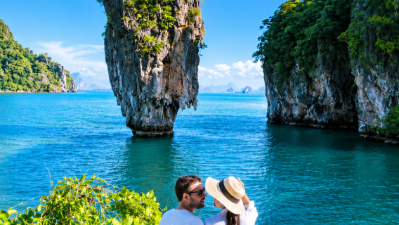 Passeio de um dia pelo Parque Nacional da Baía de Phang Nga em Phuket + Ilha James Bond + Caiaque na Baía de Phang Nga