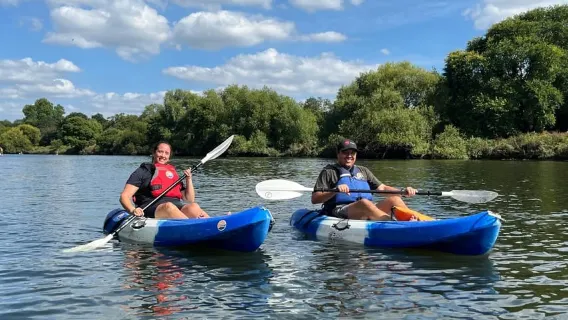 Group Kayak Experience on the beautiful Thames at Richmond