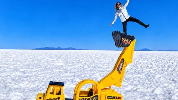 De Uyuni: Aventura de 1 dia no Salar de Uyuni com almoço e pôr do sol