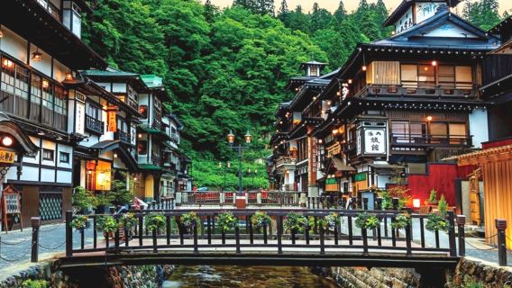日本銀山溫泉+藏王狐狸村+藏王御釜一日遊:仙台發|可私人包車