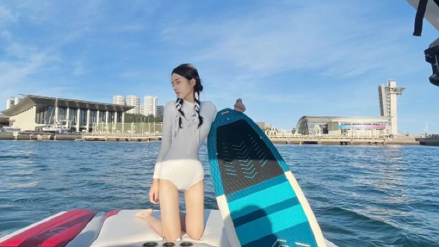 海南三亞尾波衝浪體驗 造浪艇出海衝浪教學拼船包船尾波衝浪【百萬造浪艇+三亞實體店+專業教練+包船教學】