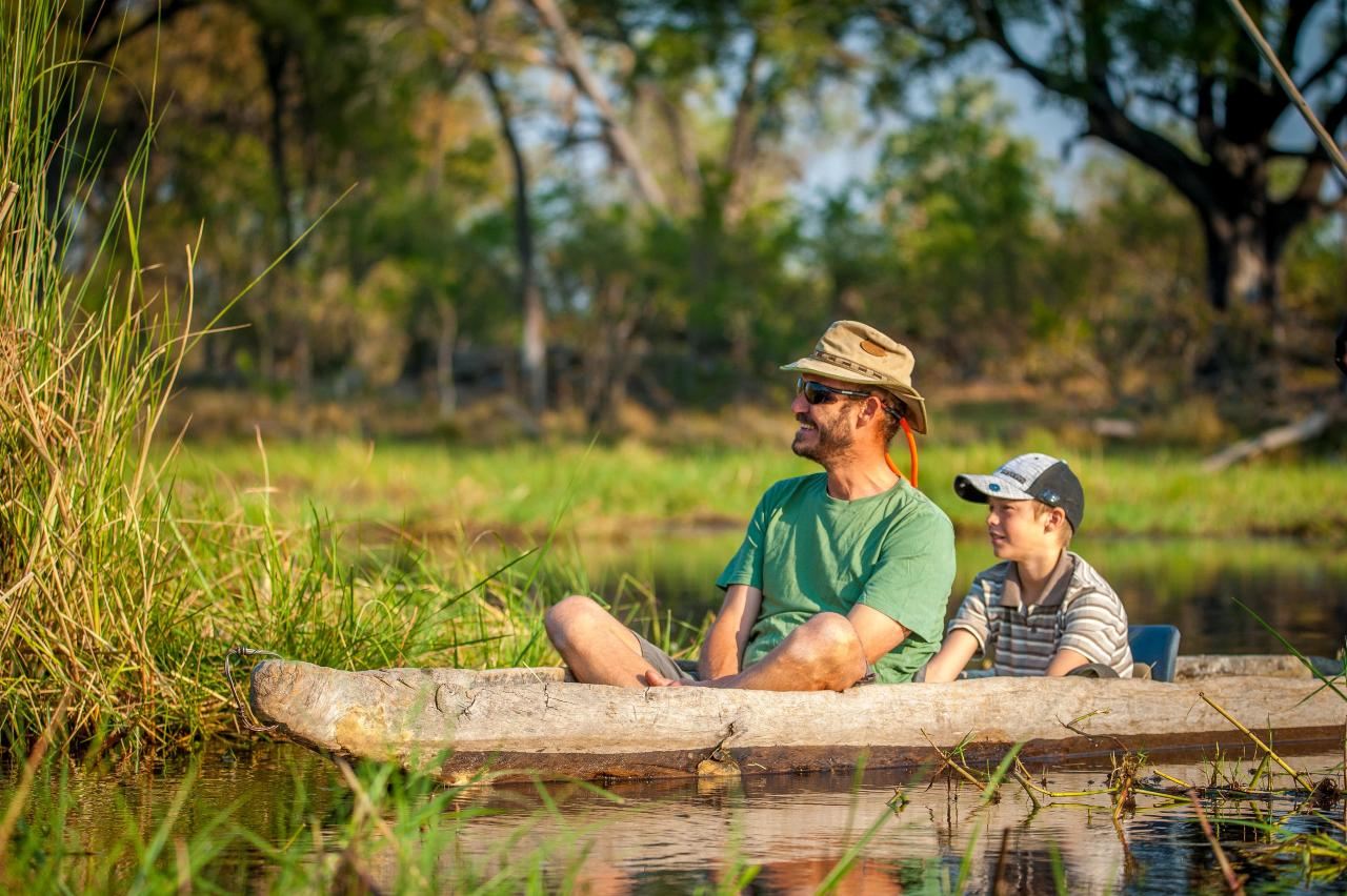 Berlepas dari Maun, Botswana|Pengembaraan Kanu Mokoro Sepanjang Hari di Delta Okavango