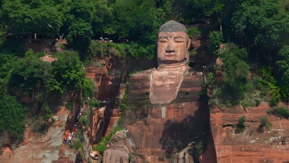 Depart from Chengdu: Leshan Giant Buddha + Luocheng Ancient Town + Food and Beverages one-day tour