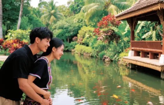 西雙版納曼聽御花園旅拍【跟拍攝影親子照情侶閨蜜兒童跟拍家庭Trip Moments】