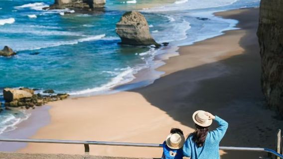 Melbourne + Great Ocean Road + Beaches + Loch Ard Gorge + London Bridge + 12 Apostles Private Charter Day Tour