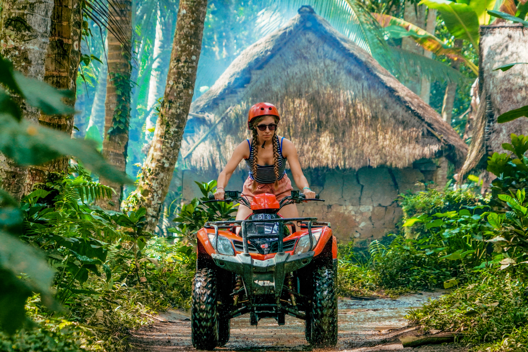 Pengalaman ATV di Ubud, Bali Alasan Atv Utv / Kuber / Beji 250/450/800cc