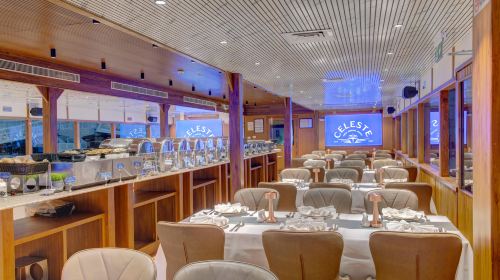 Luxury Dinner Cruise Dubai Marina - Celeste Admission Ticket+International Buffer Dinner (Veg & Non Veg Dishes) (Adult) 4