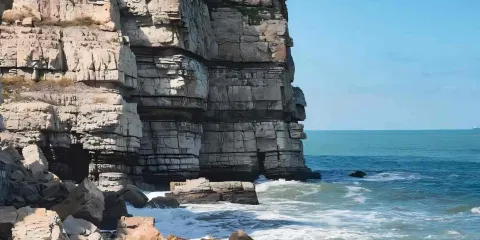 煙台出發+蓬萊出發+長島+九丈崖+月牙灣+烽山+林海 一日遊
