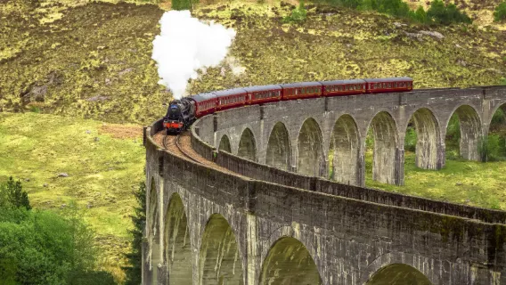 Passeio de um dia no Viaduto de Glenfinnan + Terras Altas da Escócia | Ponto turístico do Trem a Vapor de Harry Potter