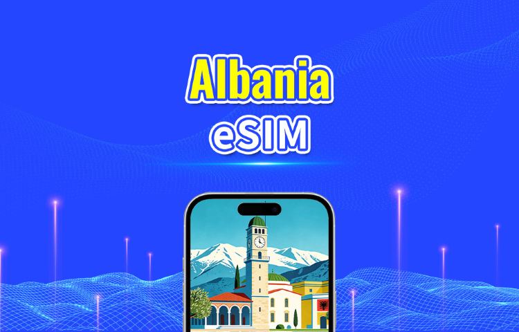 Albania 5G eSIM  | Doble Cobertura | Compatible con IA y TikTok | Paquete de datos diario/total | 1–30 días | Facturación por 24 horas | Código QR