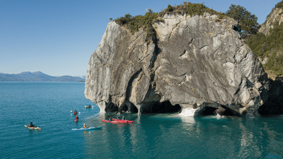 Rio Tranquilo Cruise Port, Full Marble Caves, Kayak Experience