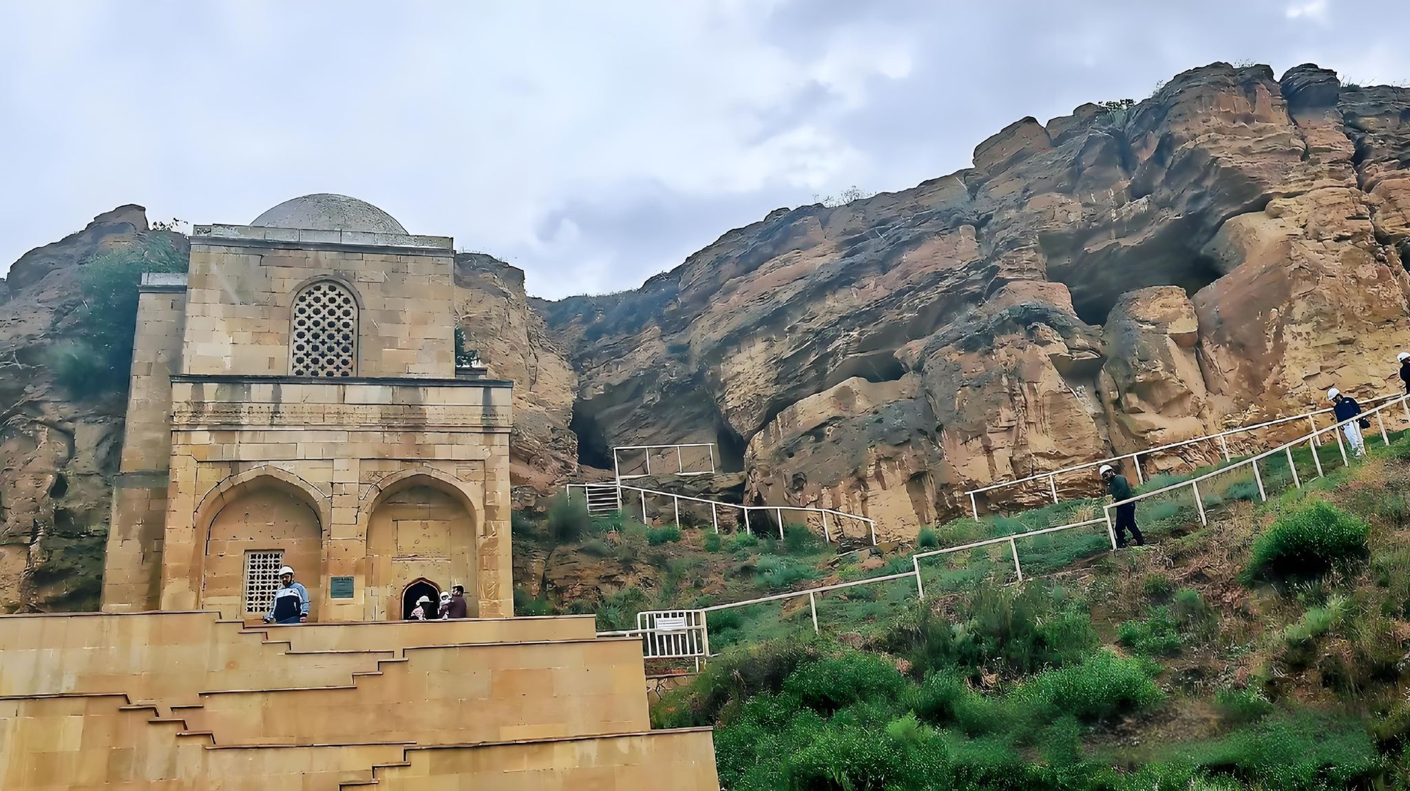 Departing from Baku: Diri Baba Mausoleum + Nohur Lake + Yeddi Gozel Waterfall + Tufandag Mountain