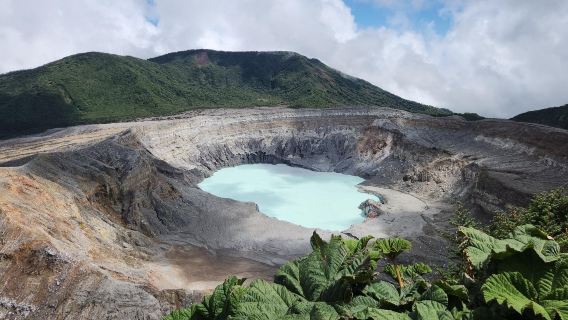 1-day tour to Poas volcano coffee farm and La Paz waterfall gardens from San Jose, Costa Rica