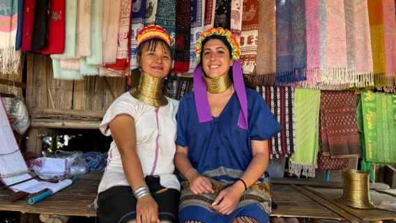 Chiang Mai : sanctuaire des éléphants, cascade Long Neck et Sticky