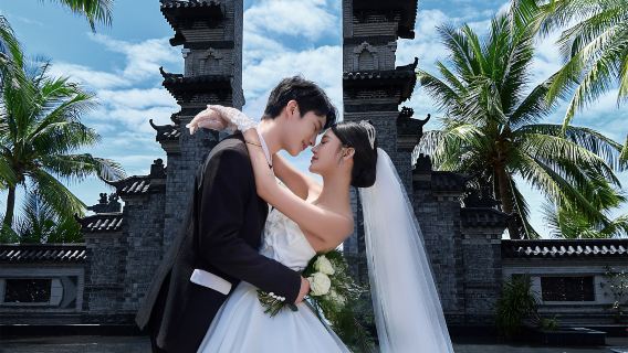 三亞特色海島旅拍【拍攝情侶婚禮照片/蜈蚣島/服飾選擇/底片全送/婚禮攝影婚禮照片/海景】