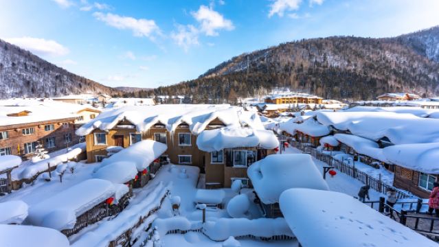中國雪鄉純玩一日遊【6人VIP團丨贈馴鹿園丨漢服丨雪地摩托車】