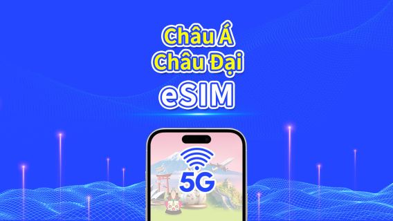 Châu Á – Thái Bình Dương | 5G/4G | Gói dữ liệu hàng ngày/tổng | 1–30 ngày | Tính cước 24 giờ | Mã QR