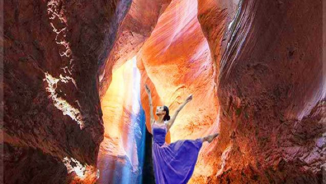 延安出發甘泉大峽谷一日遊【純玩無購物+上門接送】