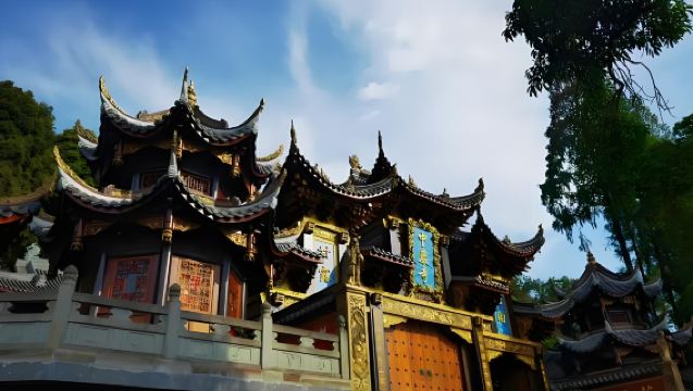 Lugar de rodaje de National Geographic: Antiguo pueblo de Hanyang en el condado de Qingshen + Templo Zhongyan con servicio de coche privado con conductor desde Chengdu