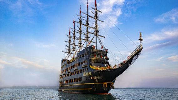 Belek To Pirate Boat Trip To Lara Beach With Lunch & Hotel Transfer