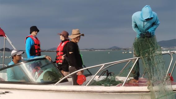 福建福州平潭島趕海/漁民體驗-【快艇出海/魚排海釣/所有魚獲可帶走/當地漁民嚮導】
