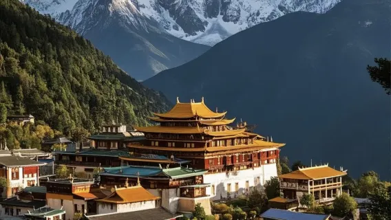 Shangri-La: Công viên quốc gia Pudacuo + Chùa Zhuomala + Tháp Phật Shangri-La + Chèo thuyền trên sông (có thể điều chỉnh điểm tham quan)