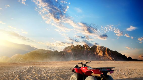 Safari Quad Bike Gurun di Hurghada dengan Makan Malam dan Pertunjukan Tradisional Bedouin