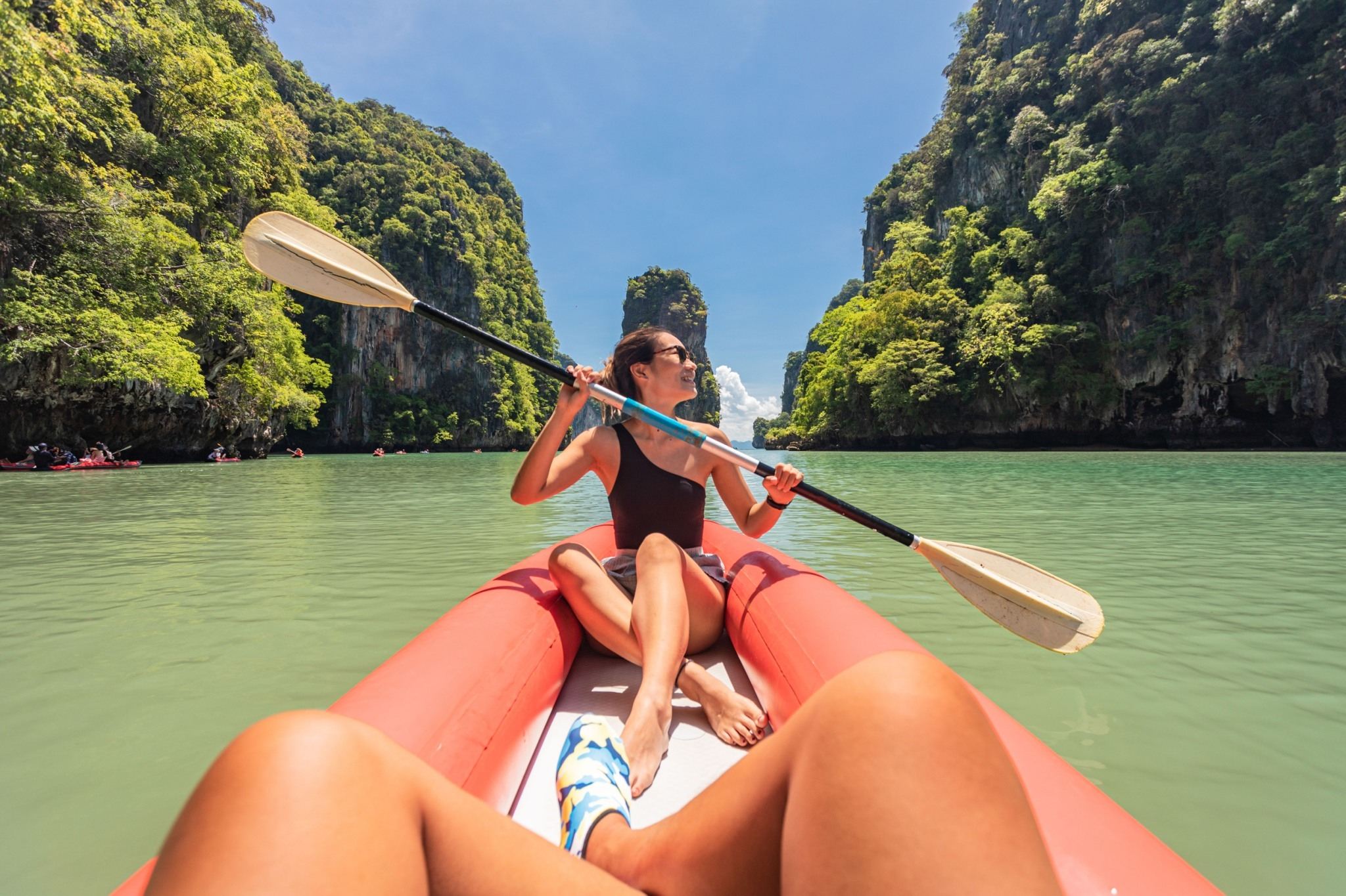 tour di un giorno alla baia di Phang Nga | esperienza in kayak all'isola di James Bond | trasferimento dall'hotel