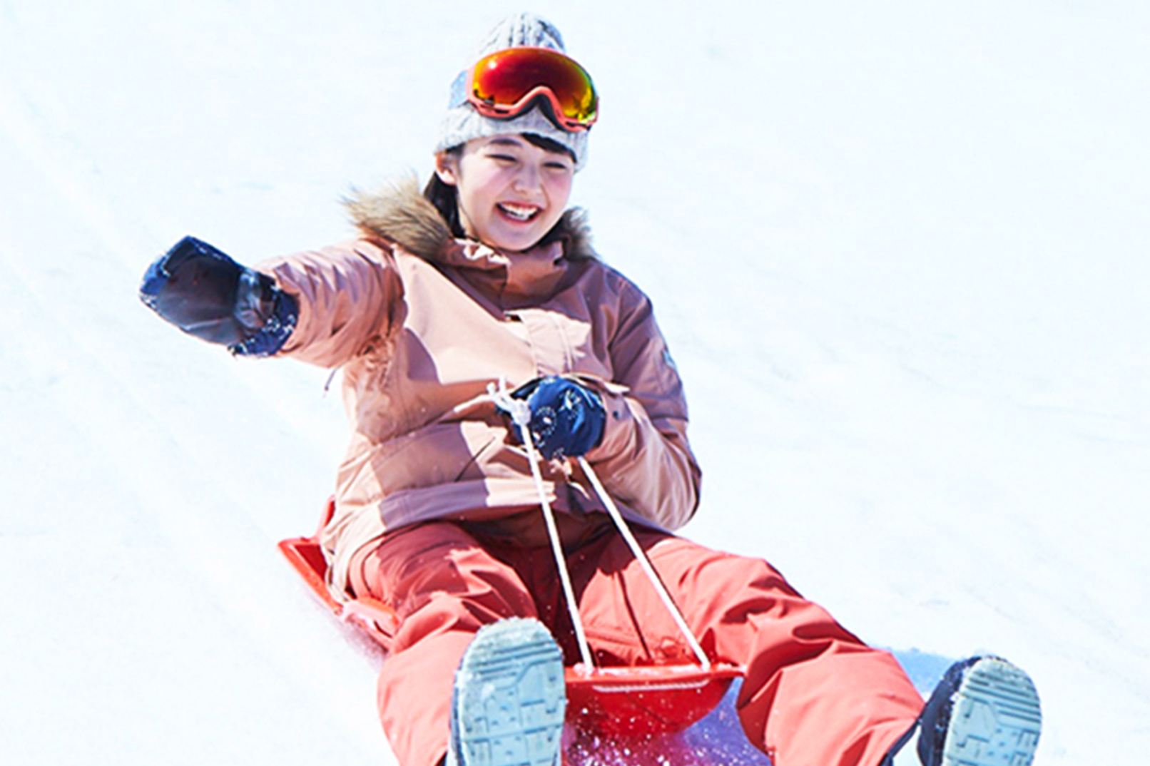Kōbe Rokkōsan Ski Resort + Arima Onsen, tour di un giorno con divertimento sulla neve/sci e biglietto d'ingresso