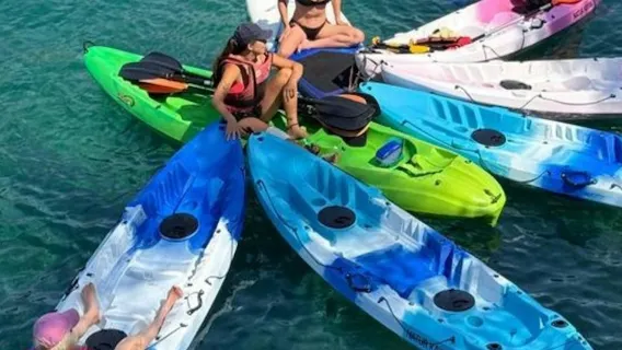Cala Santanyí: Tour guiado en kayak + snorkel