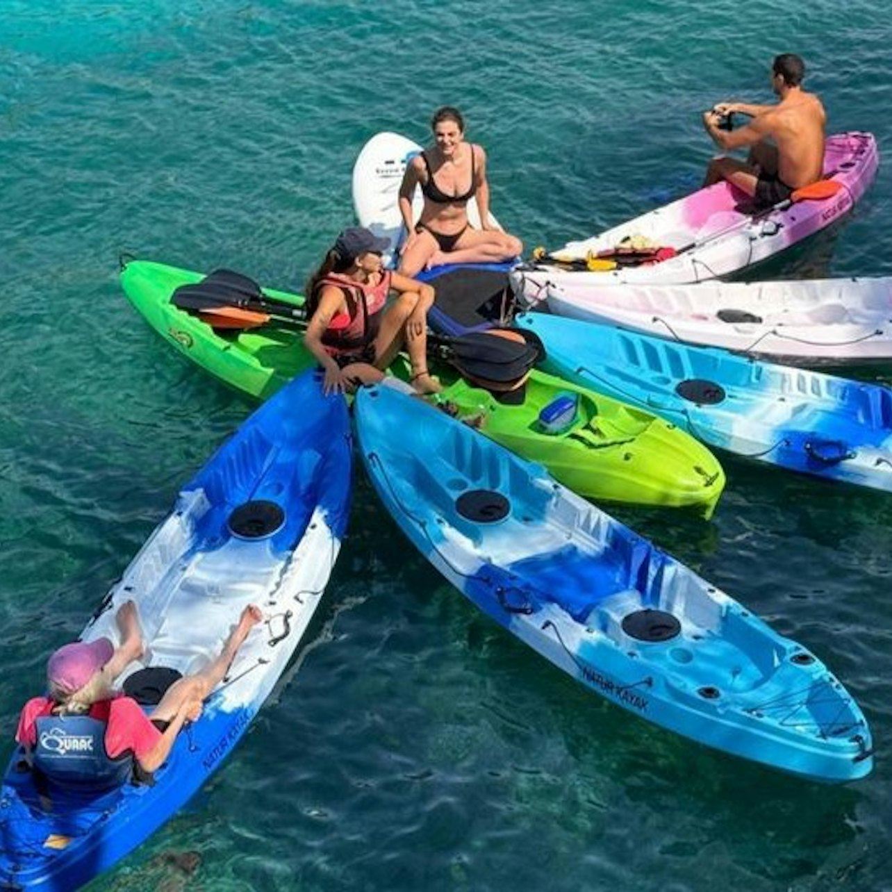 Cala Santanyí: Guided Kayak Tour + Snorkeling