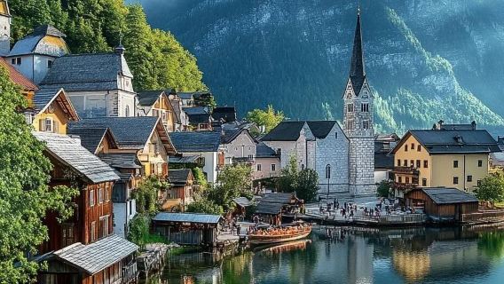 維也納-哈爾施塔特湖-集市廣場等一日遊