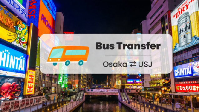 Universal Studios Japan - Bilet autobusowy do Dotonbori w Osace