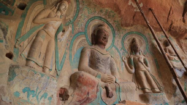 Excursión de un día al Puente Liujiaxia y las Grutas de Binglingsi en Lanzhou