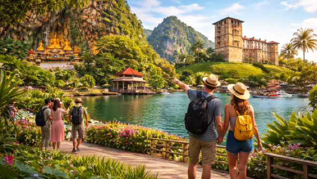 Circuit Privé de Kuala Lumpur à Ipoh : Visite du Patrimoine et du Temple des Grottes