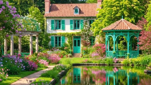 Pariisista lähdettävä puolipäivän retki Monetin puutarhaan (sisältää kuljetuksen edestakaisin, pääsylippu ja monikielinen ääniohjaus)