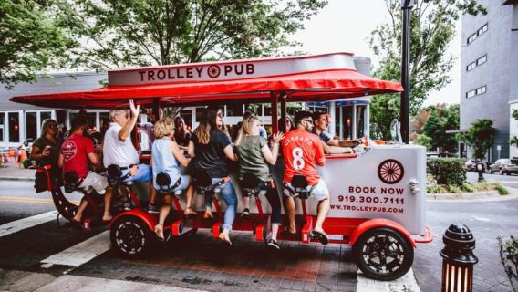 Charlotte: South End Party Bike Pub Crawl + Free Drink
