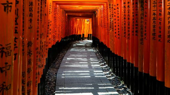 Kyoto Santuario di Fushimi Inari-taisha: il leggendario tunnel di torii e il mistero delle volpi sacre | visita guidata di 2 ore