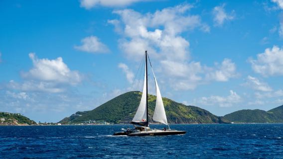 Basseterre: Día en catamarán por San Cristóbal y Nieves: esnórquel y almuerzo