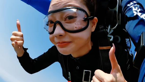 鷹飛惠州跳傘-高空跳傘體驗+手持攝影