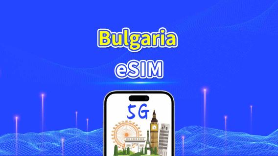 Bulgaria eSIM | 4G | High-speed data | 24 hours | 1-30 days | QR code
