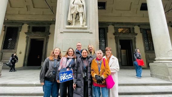 Combo: Accademia + walking + Uffizi Galleries Guided Tour