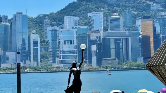 香港山頂纜車+蠟像館+叮叮車+米其林晚餐20人小團純玩一日遊