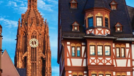 Frankfurt city's popular attractions tour - family leisure sightseeing - private charter - top pick