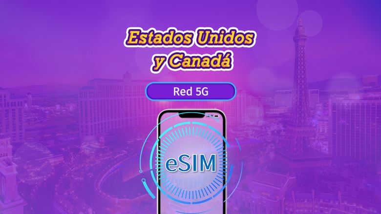 Canadá y Estados Unidos| 5G/4G eSIM | Tagespass/Gesamtpaket | Facturación por días naturales | 1–90 Tage | QR-Code