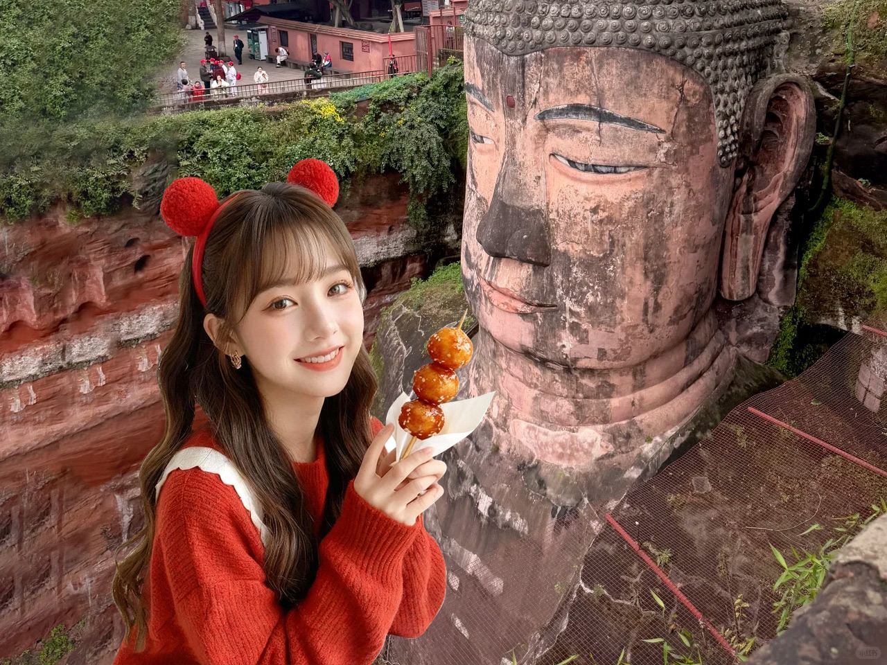 Tour di un giorno alla base dei panda e al Buddha gigante di Leshan [piccolo gruppo di 2-8 persone | tutto incluso | trasferimento da e per l'hotel]